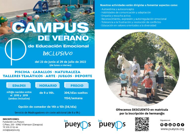 CONOCE NUESTRO CAMPUS DE VERANO DE EDUCACIÓN EMOCIONAL Fundación Los